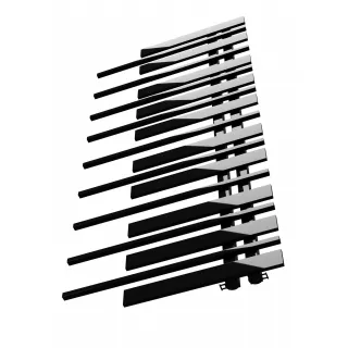 Grzejnik dekoracyjny Pianini 10-profili Prawy
