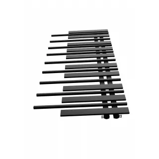 Grzejnik dekoracyjny Pianini 10-profili Prawy