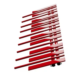 Grzejnik dekoracyjny Pianini 10-profili Prawy