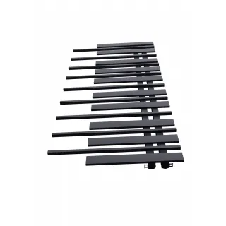 Grzejnik dekoracyjny Pianini 10-profili Prawy