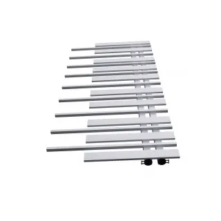 Grzejnik dekoracyjny Pianini 10-profili Prawy