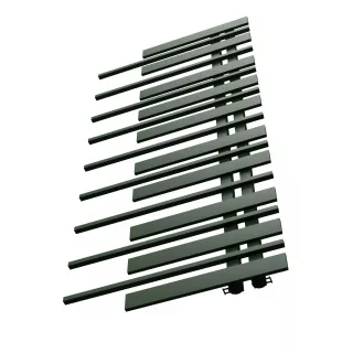 Grzejnik dekoracyjny Pianini 10-profili Prawy