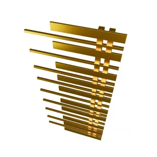 Grzejnik dekoracyjny Pianini 10-profili Prawy