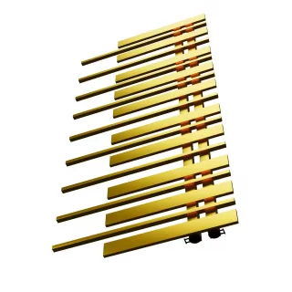 Grzejnik dekoracyjny Pianini 10-profili Prawy