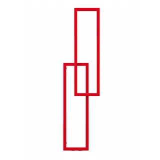 Grzejnik dekoracyjny Prostokąt 2+