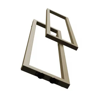 Grzejnik dekoracyjny Prostokąt 2+