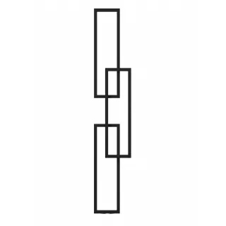 Grzejnik dekoracyjny Prostokąt 3+