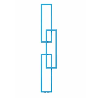 Grzejnik dekoracyjny Prostokąt 3+