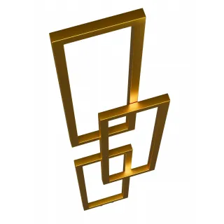 Grzejnik dekoracyjny Prostokąt 3+