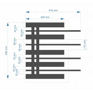 Grzejnik dekoracyjny Pianino