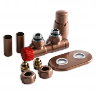 Zawór termostatyczny TWINS ALL IN ONE złoty | Ldhiver.eu