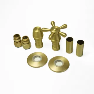 Zawór termostatyczny TWINS ALL IN ONE złoty