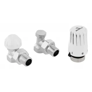 Zawór termostatyczny kątowo-osiowy z termostatem Diamond