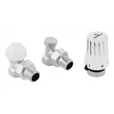 Zawór termostatyczny kątowo-osiowy z termostatem Diamond