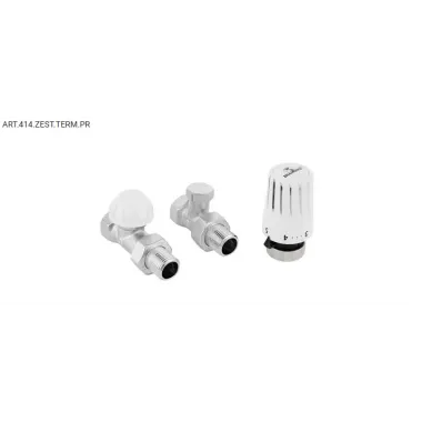 Zawór termostatyczny prosty z termostatem Diamond