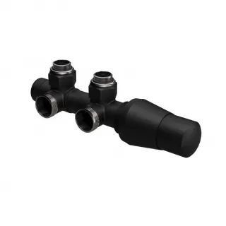 Zawór termostatyczny kątowy zespolony TWINS VARIO