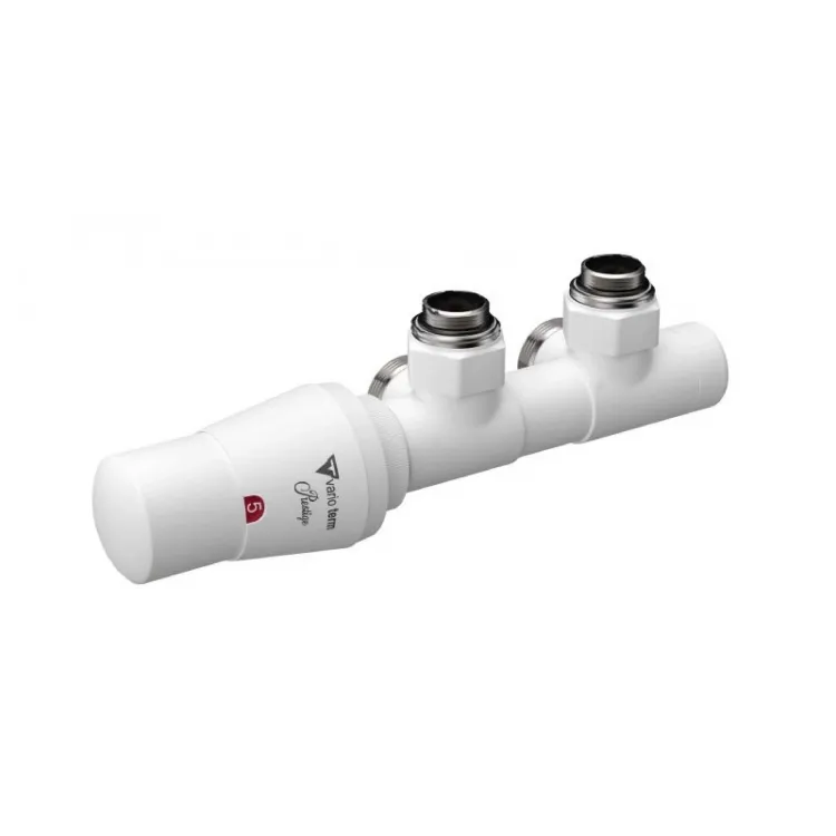 Zawór termostatyczny kątowy zespolony TWINS VARIO