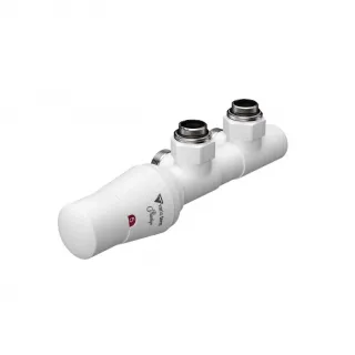Zawór termostatyczny kątowy zespolony TWINS VARIO