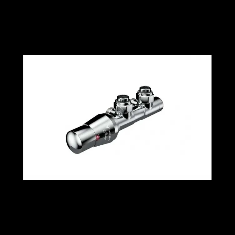 Zawór termostatyczny kątowy zespolony TWINS VARIO