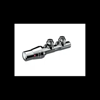 Zawór termostatyczny kątowy zespolony TWINS VARIO