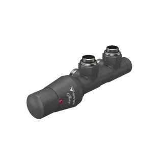 Zawór termostatyczny kątowy zespolony TWINS VARIO