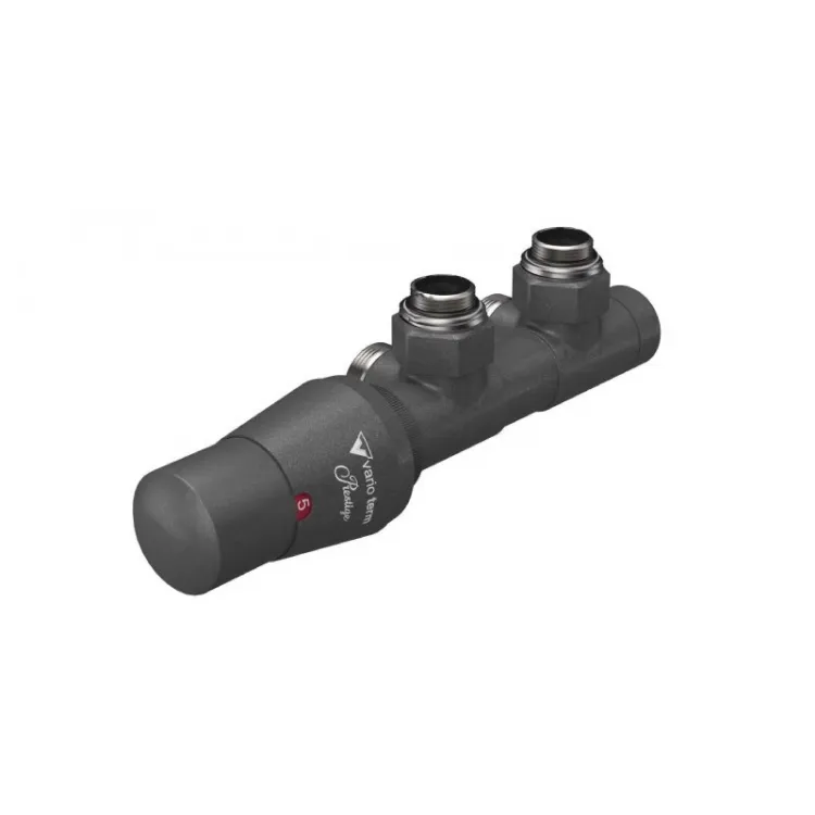 Zawór termostatyczny kątowy zespolony TWINS VARIO